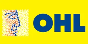 Imagen institucional de OHL, empresa colaboradora en proyectos de gran envergadura.